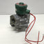 Used ASCO EF8215C053 Red-Hat Aluminum Solenoid Valve Fuel Gas 25 PSI, 120VAC, 1" NPT