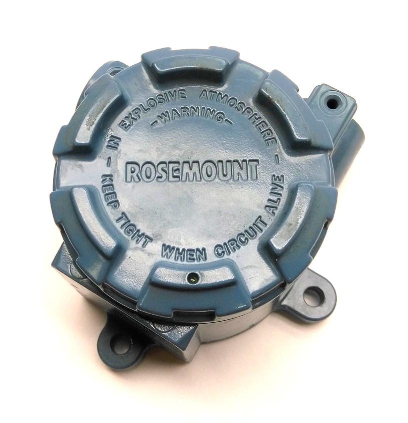 Used Rosemount 90 Degree Explosion Proof Enclosure, 1/2"NPT, W 4.5 x D 4.5 x H 3"