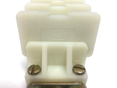 Used Allen Bradley 1492CE6 Terminal Block Fuse Holder Amperage: 10A, Voltage: 600V