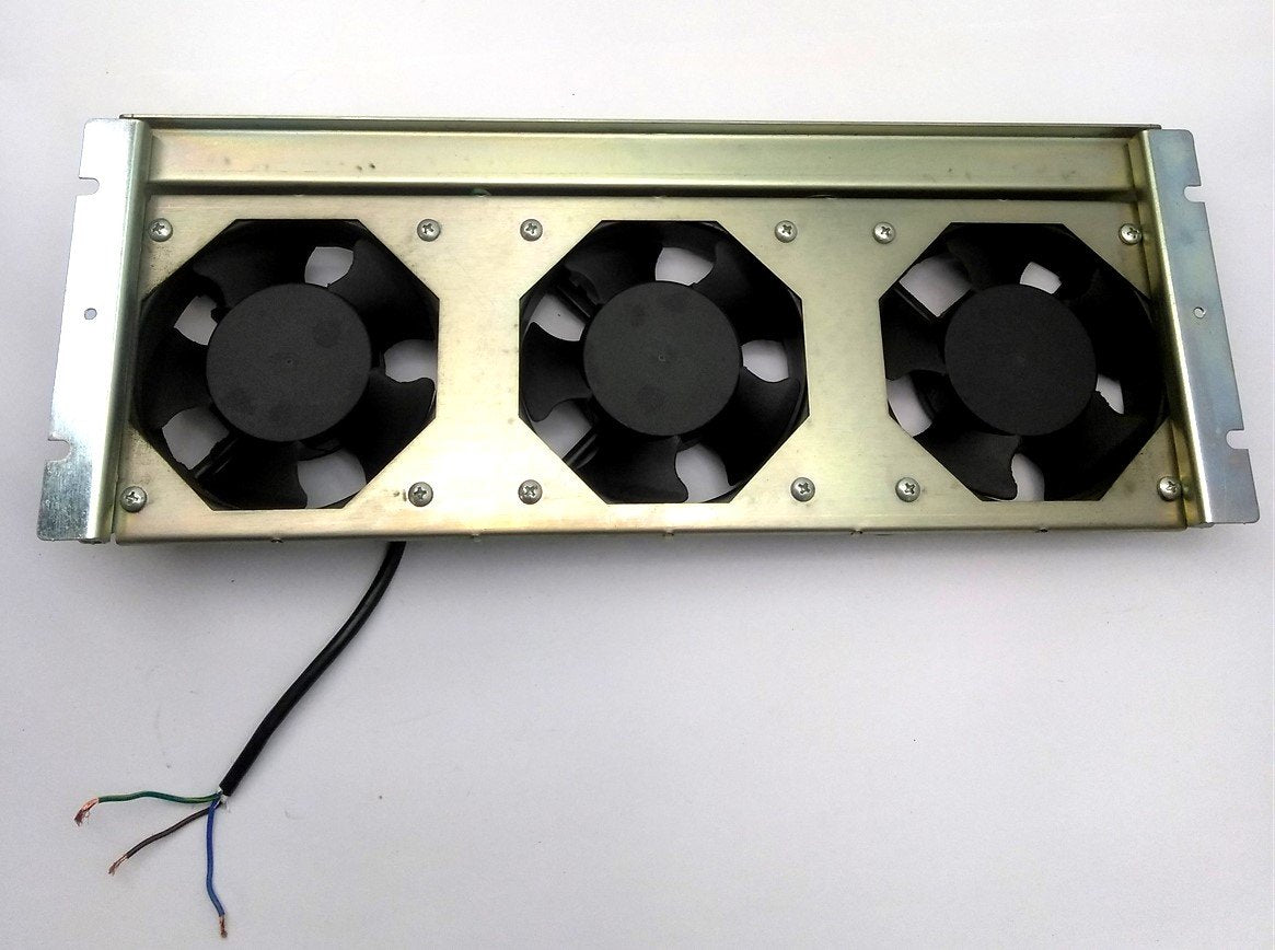 Used General Devices VD4119-99-1011 Mountable Fans 3x 120mm Fans 240VAC 17.75" x 6.5"