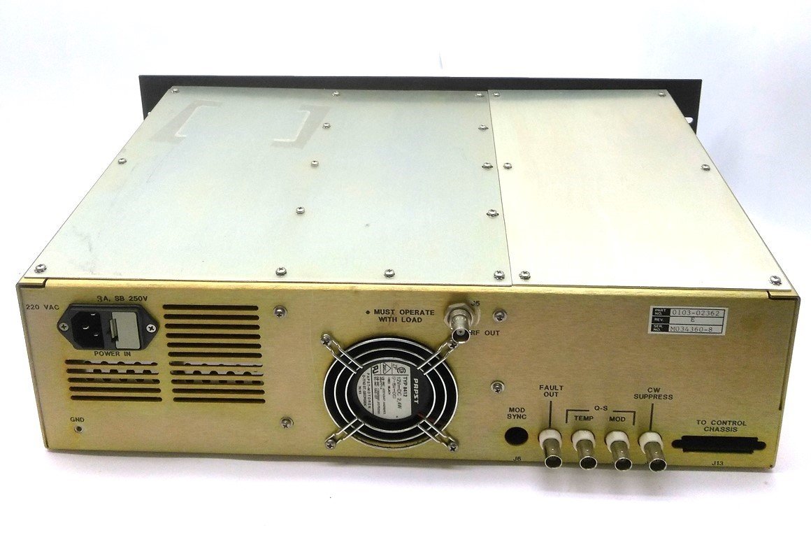 Used Excel Laser Company 0103-02362 Radio Frequency Generator, 70W, For Signature