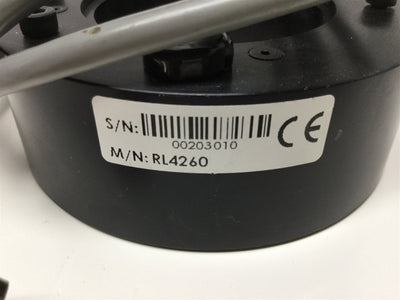 Used Advanced Illumination RL4260 Red LED Medium Aimed Bright Field Ring Light, 24VDC