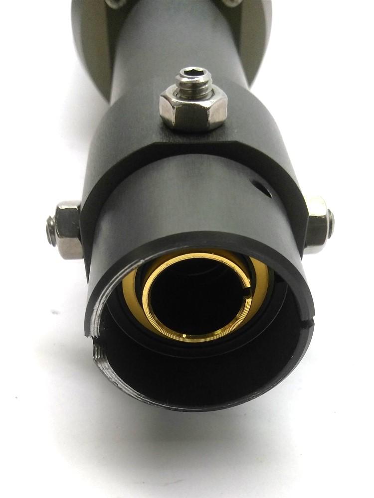 Used 22-24-11-00/07 Laser Coupler, 30mm x 59mm In/Out, 62mm Mounting w/ Lenses