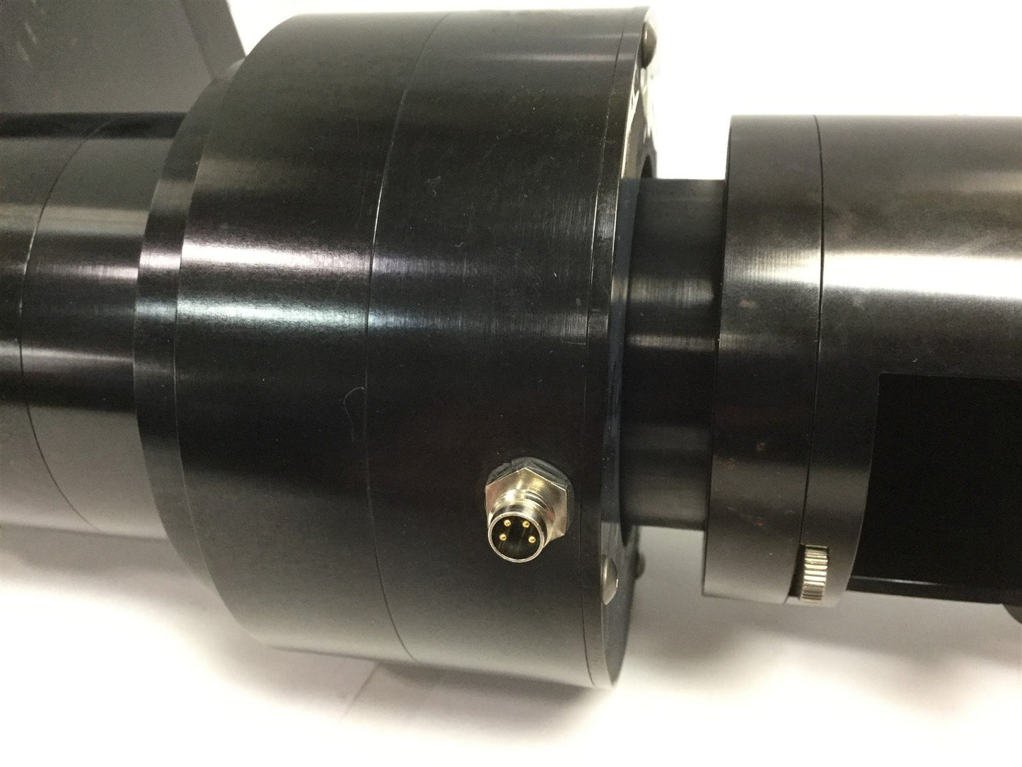 Used Laser Collimator Beam Expander, 4-pin M8-1.0 Sensor Port, Length: 27.75"