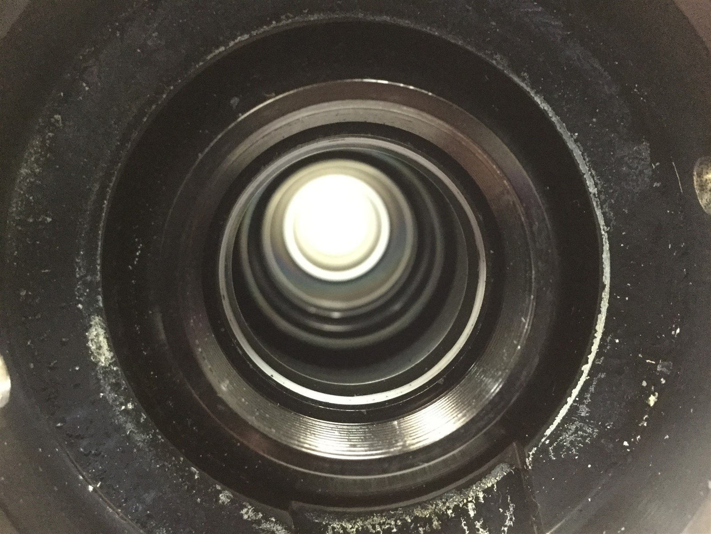 Used Laser Collimator Beam Expander, 4-pin M8-1.0 Sensor Port, Length: 27.75"