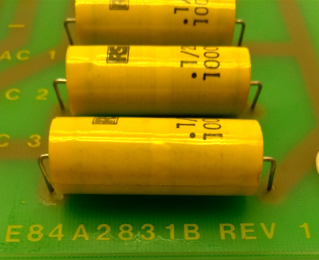 Used JK Lasers LTD E84A2831B Rev 1 P.C. Card (Caps) S2k, X41020/1007, C4201-C4206