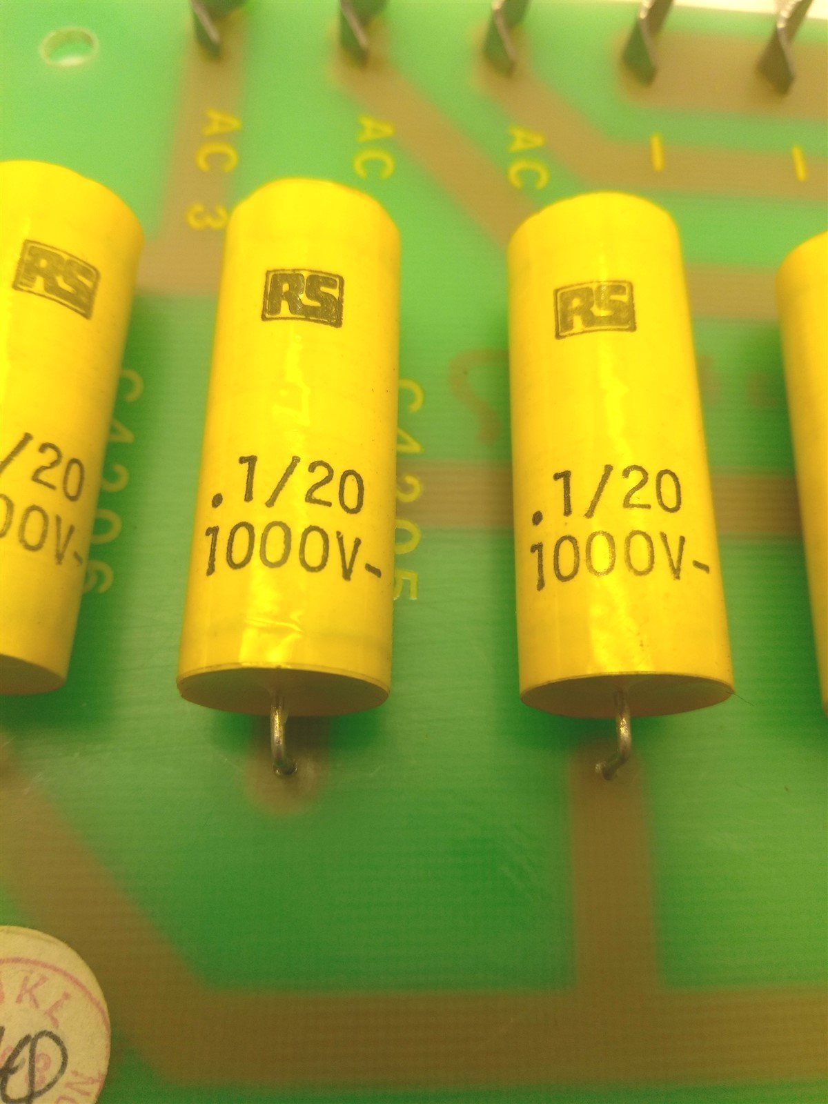 Used JK Lasers LTD E84A2831B Rev 1 P.C. Card (Caps) S2k, X41020/1007, C4201-C4206