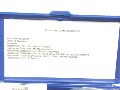New General Eastern MSK-2 Optical System Maintenance Partial Kit Blue Case