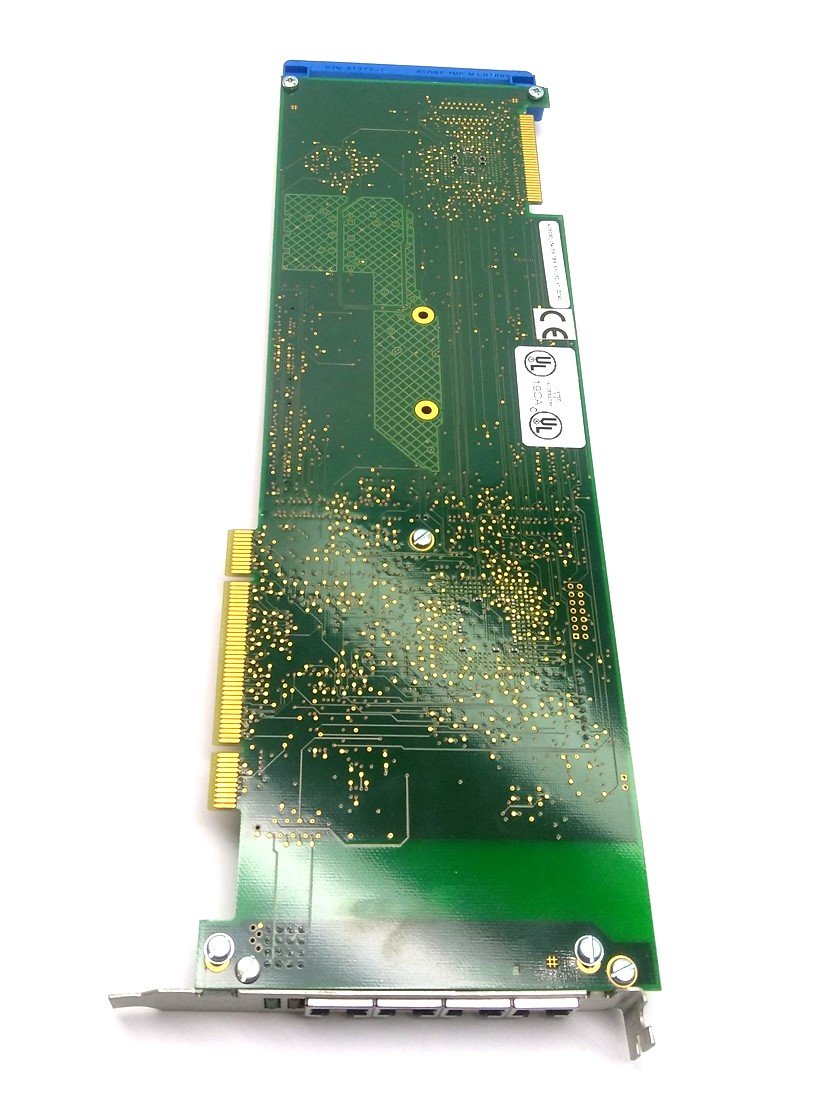 Used Aculab AC6200 Prosody X PCI Card, 4x RJ45, w/ AC6311 PMX Module, Octel 200/300