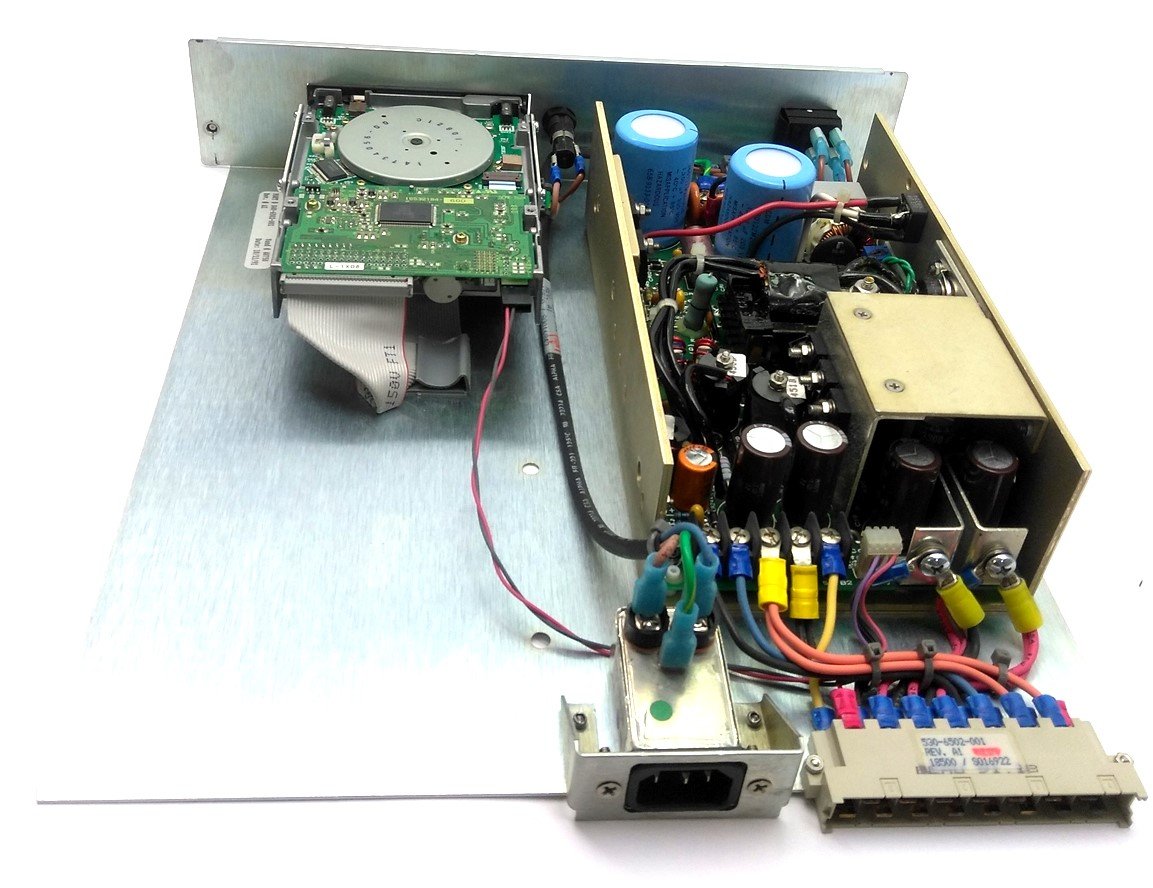 Used Octel 740-6504-001 AC Power Supply & 3.5" Floppy, FDD Cable, 115VAC