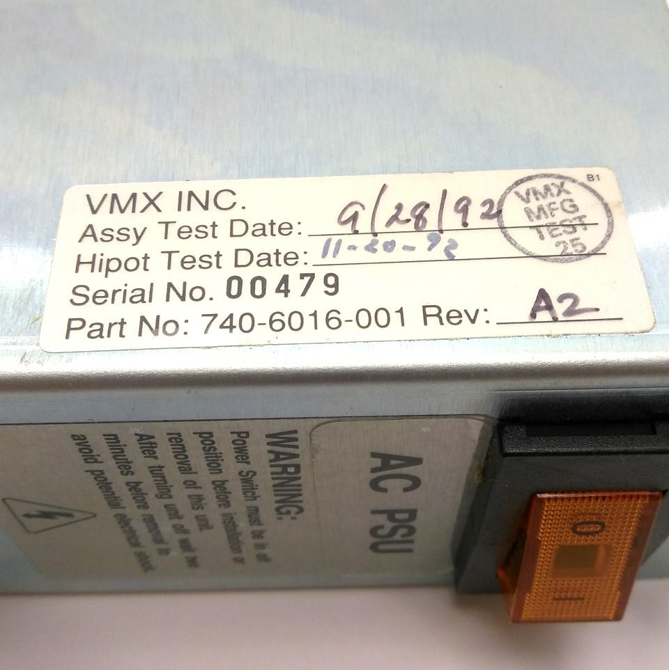 Used Octel 740-6016-001 AC Power Supply, 115VAC, For Octel 200/300