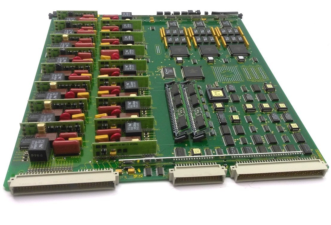 Used Octel 300-6054-001 Loopstart Telephone Line Interface Card, 16-Port, DLIC16