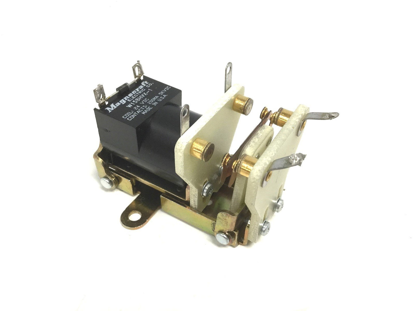 Used Magnecraft W158HVX-1 High Voltage Relay, Coil: 24 VDC, Contacts: 5K VDC 200MA