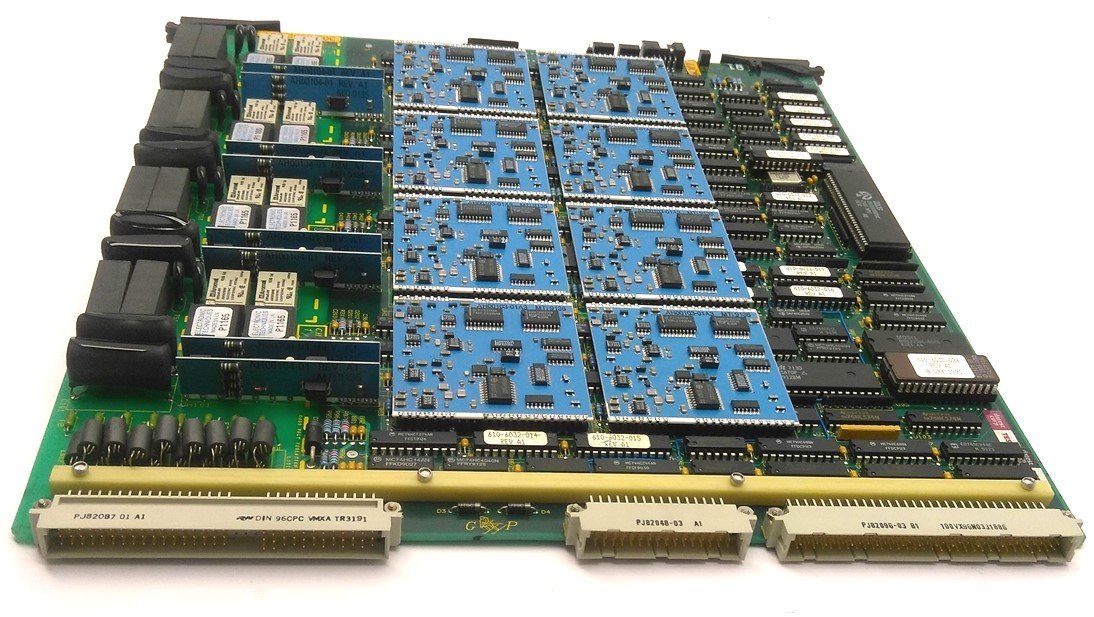 Used Octel 300-6032-001 Line Interface Card, LIC8, 8-Port, For Octel 200/300