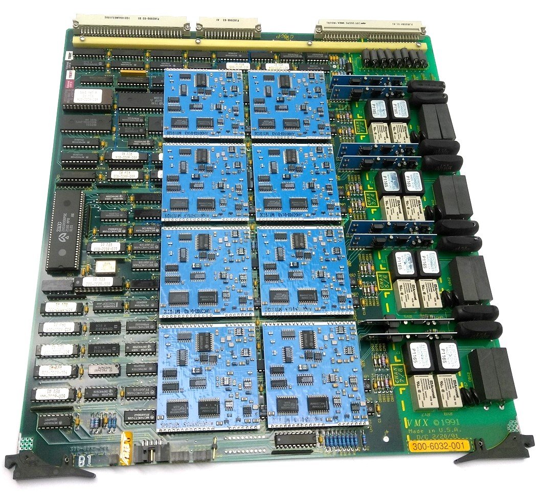 Used Octel 300-6032-001 Line Interface Card, LIC8, 8-Port, For Octel 200/300