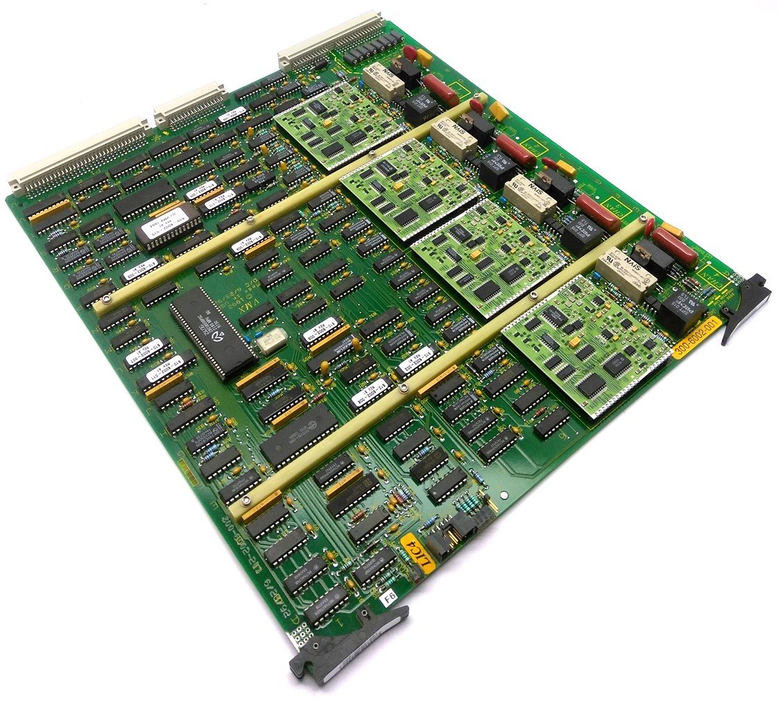 Used Octel 300-6002-001 Line Interface Card, LIC4, 4-Port, For Octel 200/300