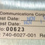 Used Octel 740-6027-001 DC Power Supply, 48VDC, For Octel 200/300