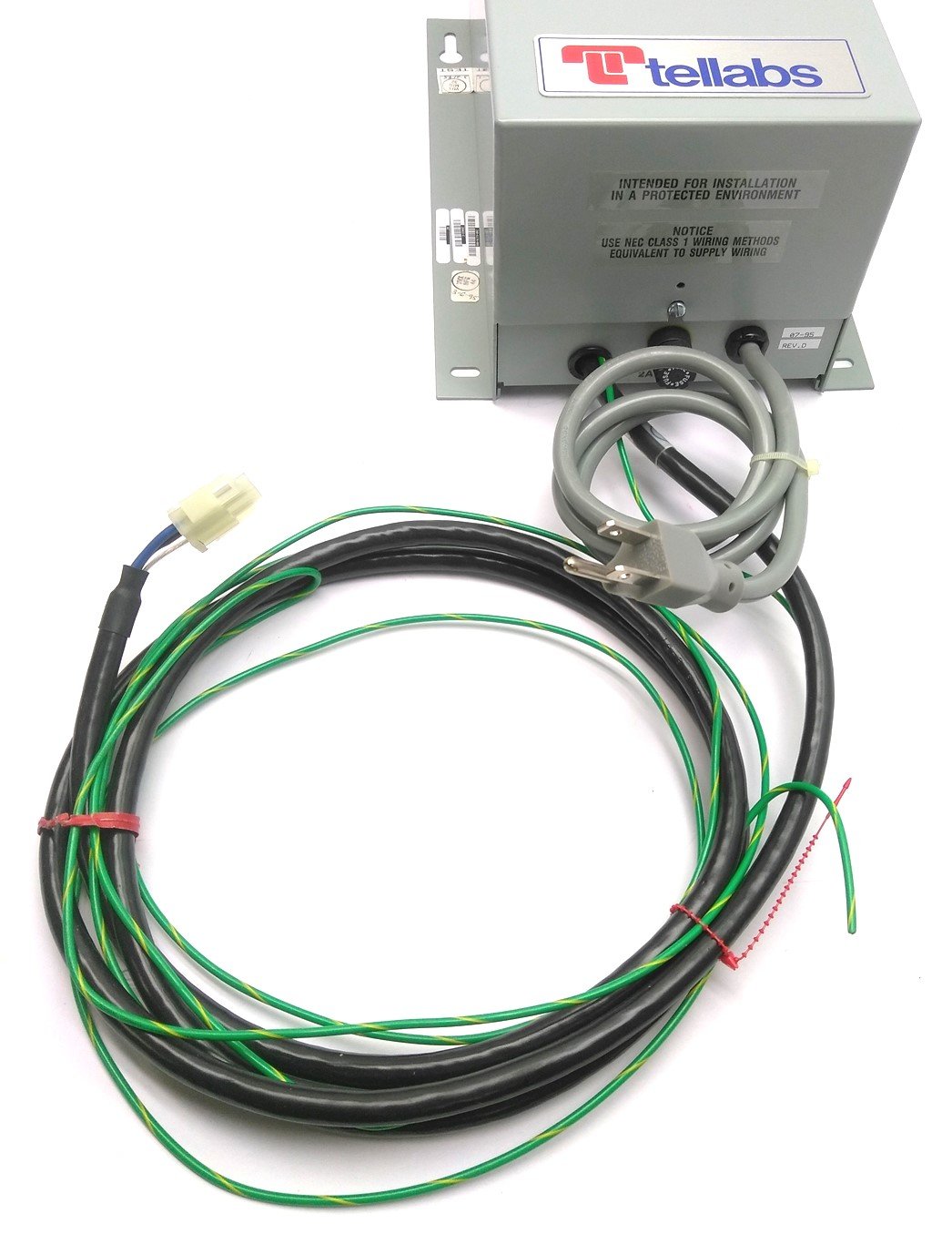 Used Tellabs PS-1511 Telephone Power Supply, In: 120VAC 60Hz 1.4A Out: 48VDC 2A 96W