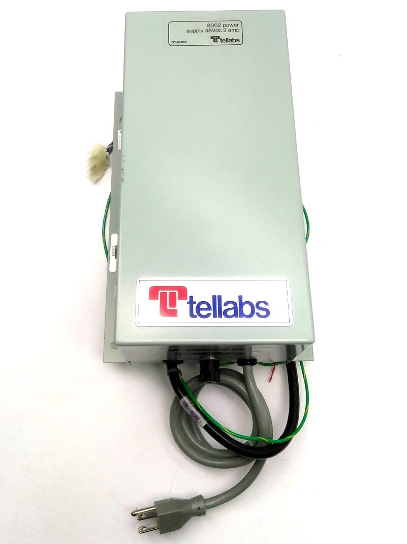 Used Tellabs PS-1511 Telephone Power Supply, In: 120VAC 60Hz 1.4A Out: 48VDC 2A 96W