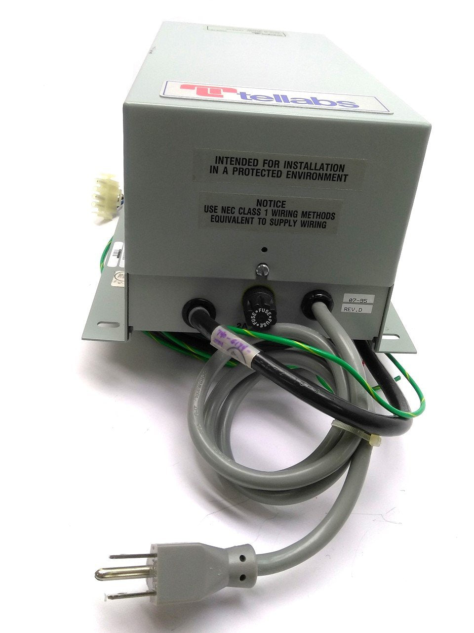 Used Tellabs PS-1511 Telephone Power Supply, In: 120VAC 60Hz 1.4A Out: 48VDC 2A 96W