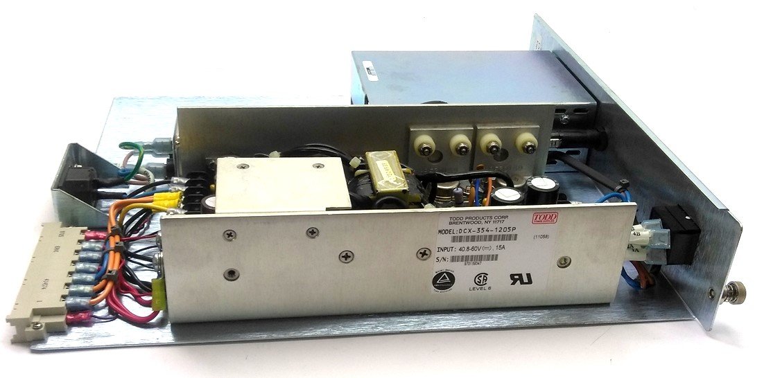 Used Octel 740-6506-001 DC Power Supply & 3.5" Floppy, FDD, Out: 42-60VDC In: 115VAC