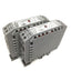 Used Lot of 2 Entrelec 10-004.21 Relay Interface Modules 24VAC-DC, Din Rail Mount
