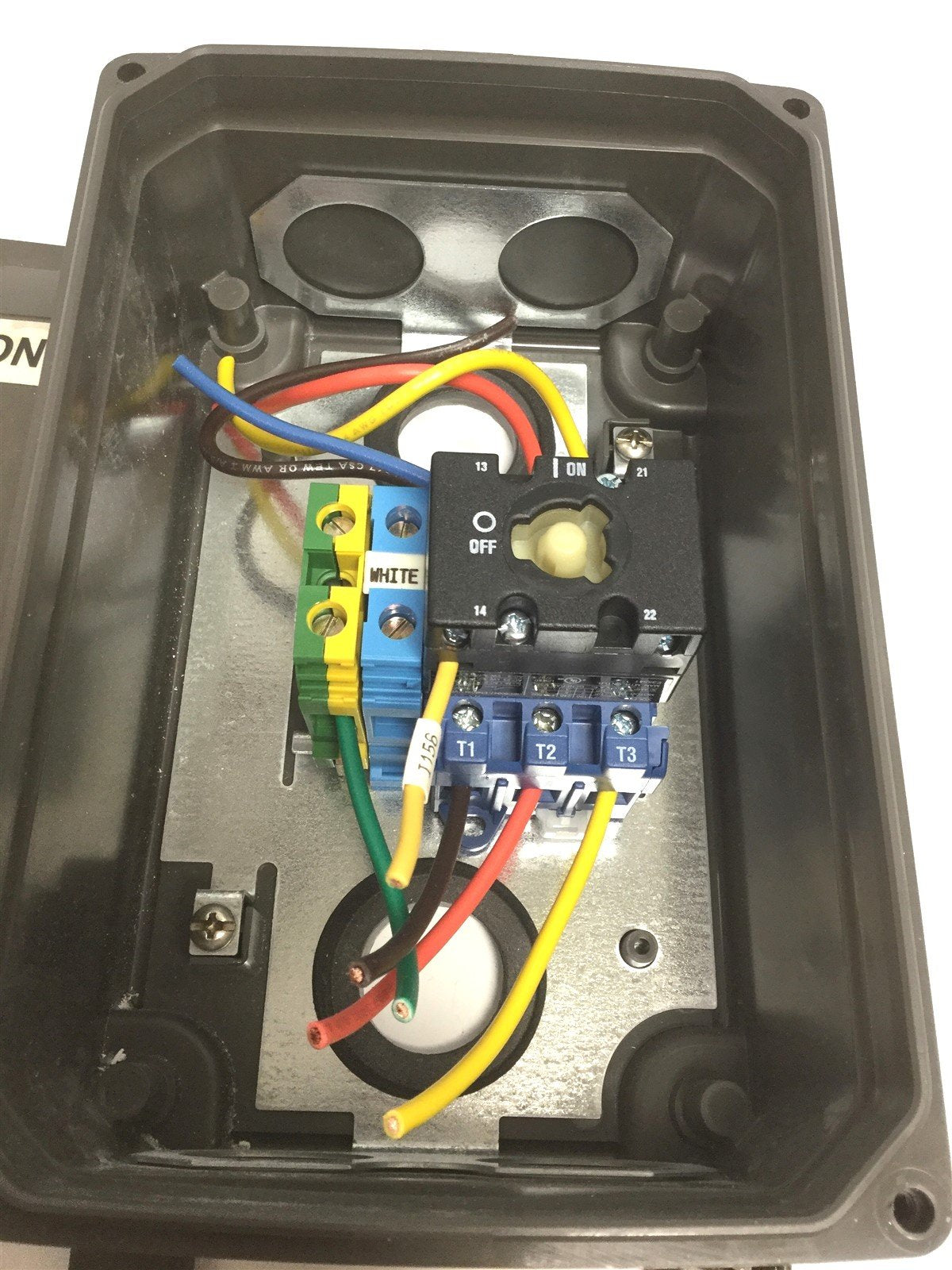 Used Pass and Seymour PS30-SS Circuit-Lock Safety Disconnect Switch 30A 600VAC Rating