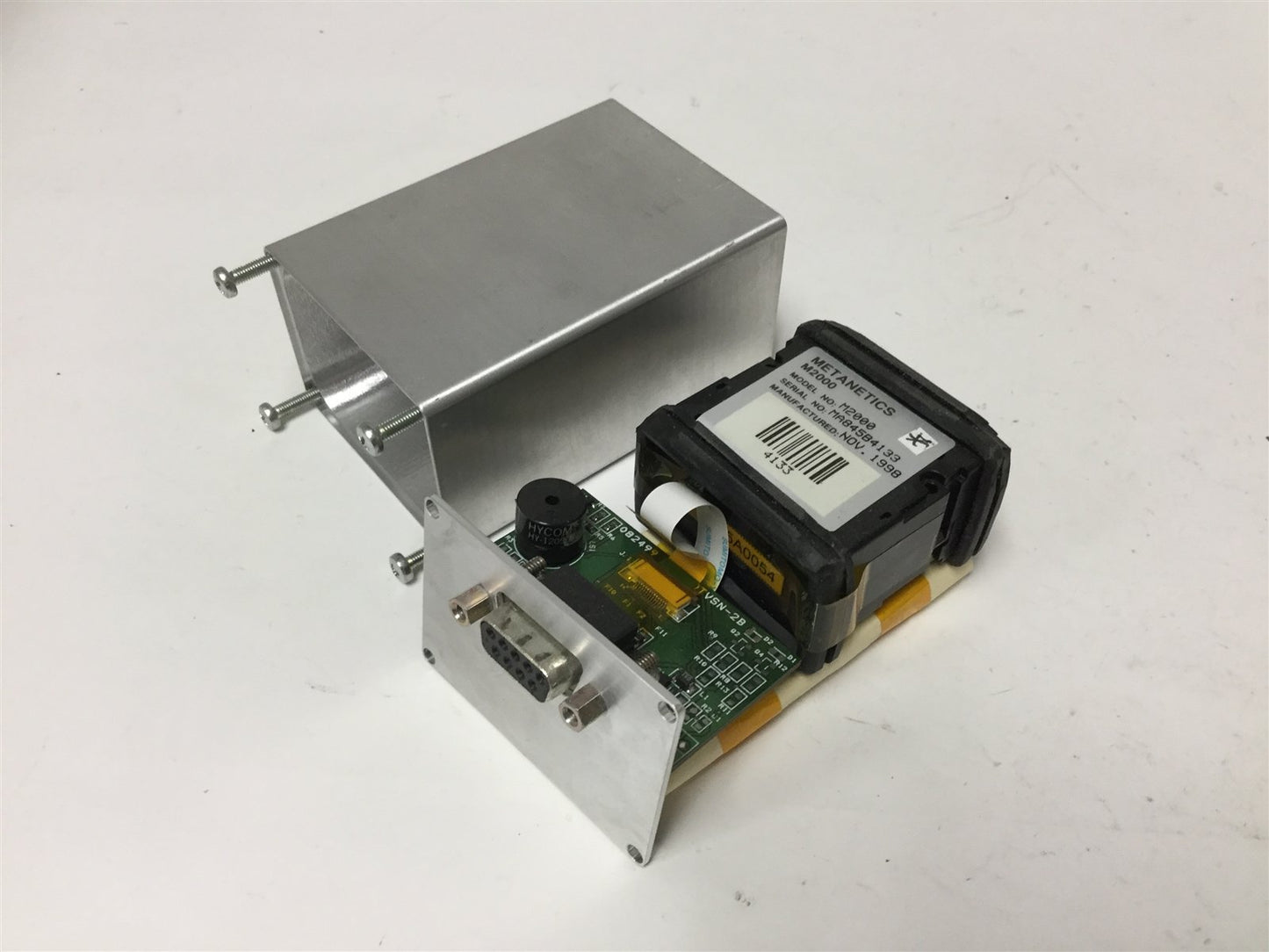 Used Metanetics M2000 Scanner Module Assembly, Dimensions: 3.25" x 2.25" x 1.625"