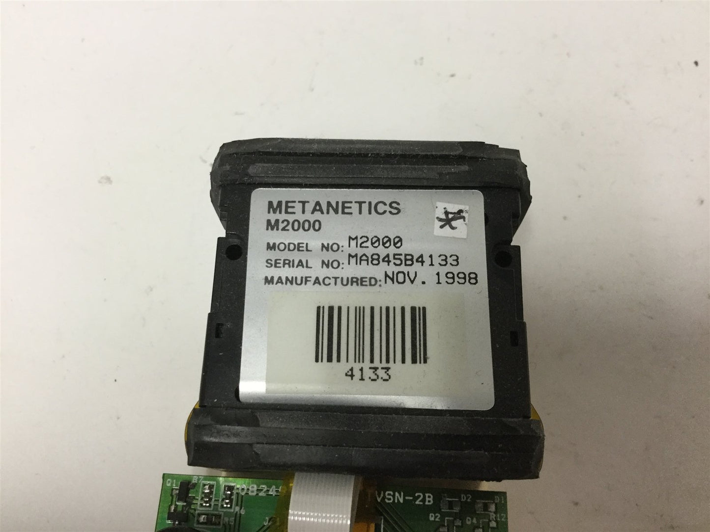 Used Metanetics M2000 Scanner Module Assembly, Dimensions: 3.25" x 2.25" x 1.625"