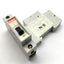 Used Lot of 2 Entrelec GMU 3 U Circuit Breakers, 1 Pole, 3A, 240-415VAC, DIN Rail