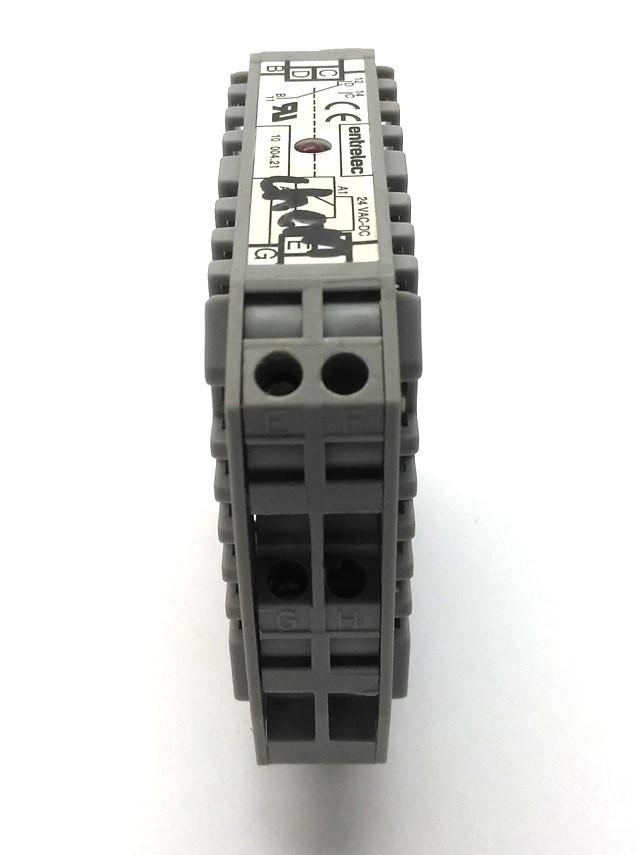 Used Entrelec RB121A-24VAC-DC Interface Relay, 24VAC/DC Supply, 250VAC Signal
