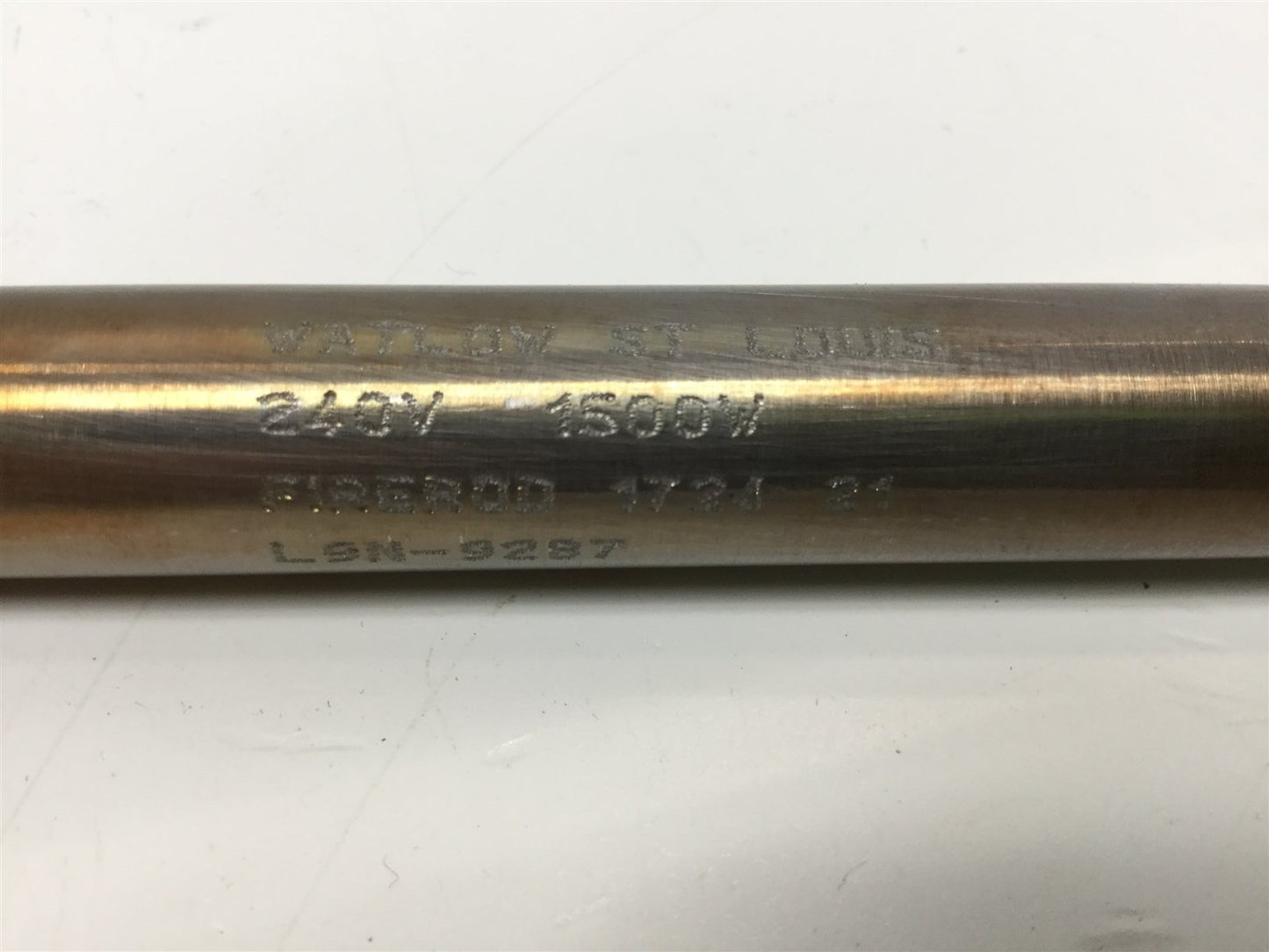 Used Watlow L9N-9287 Firerod Cartridge Insertion Heater Element 1500W 240V 9" Sheath