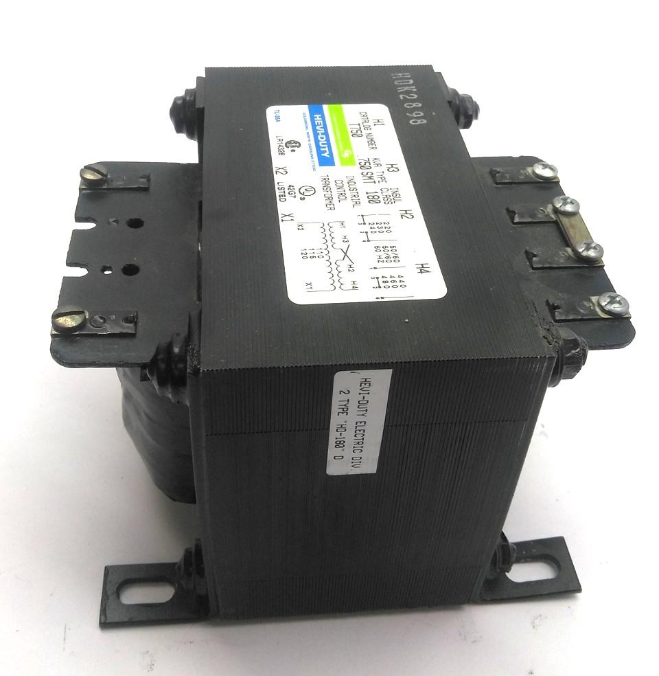 Used General Signal T750 Hevi-Duty Transformer, 1 Phase, 220/480V, .750KVA / 750VA