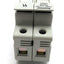 Used Lot of 2 Bussmann CHM2DI Fuse Holders 2 Pole Fuse 10x38 13/32 x 1 1/2" 30A 600V