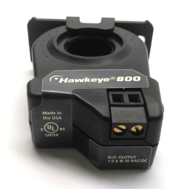 Used Lot of 2 Veris Hawkeye 800 Go/No Go Current Switch, Trip: .25A, N.O. 1A 30VAC/DC