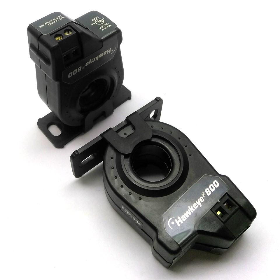 Used Lot of 2 Veris Hawkeye 800 Go/No Go Current Switch, Trip: .25A, N.O. 1A 30VAC/DC