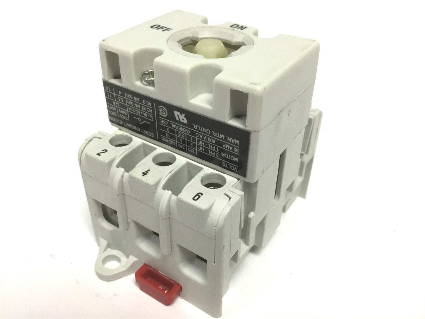 Used Lot of 3 Kraus And Naimer K300 Disconnect Switch, Power: 30A 600VAC