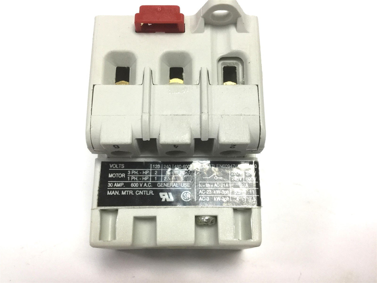 Used Lot of 3 Kraus And Naimer K300 Disconnect Switch, Power: 30A 600VAC