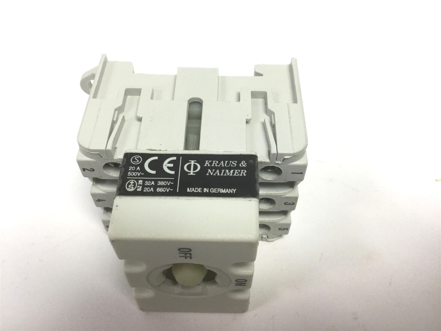 Used Lot of 3 Kraus And Naimer K300 Disconnect Switch, Power: 30A 600VAC