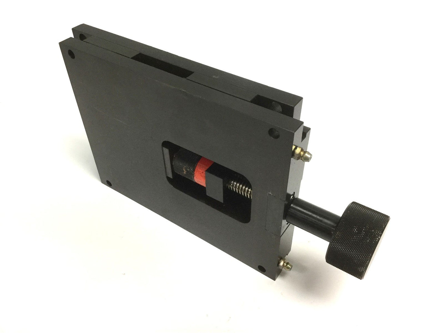 Used Linear Slide Table, Manual Positioner, Travel: 24mm, Dimensions: 8" by 6", Steel