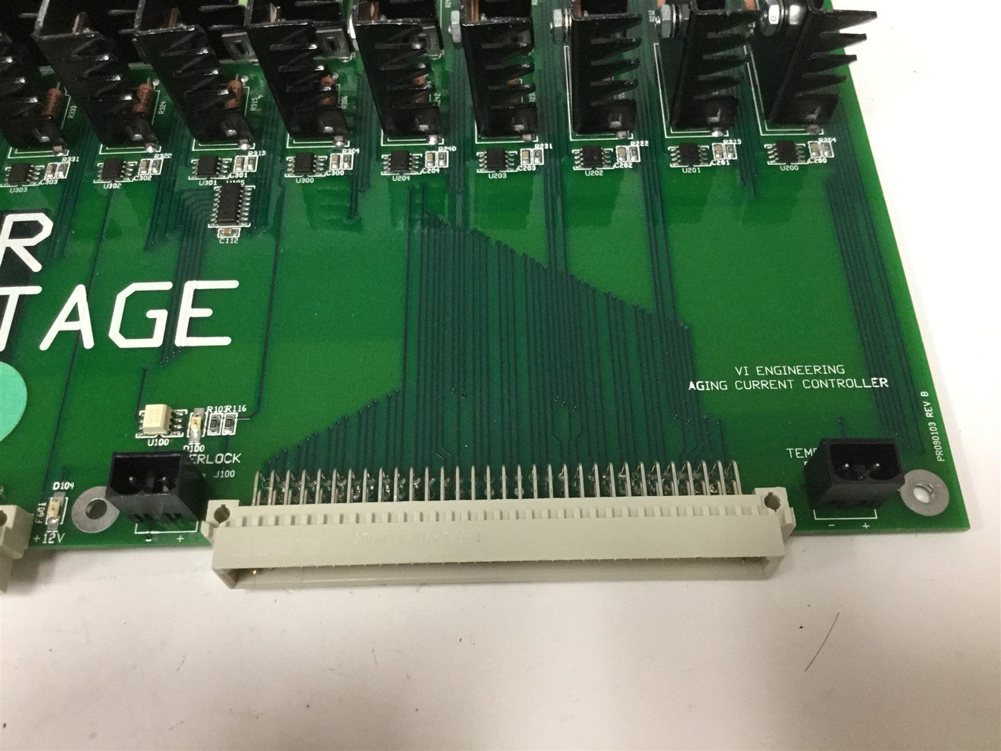 Used VI Engineering MO71504-02 Aging Current Controller Board, DIN 41612 Connections
