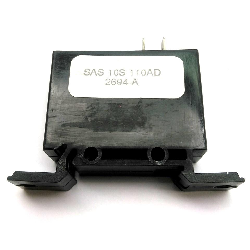 Used Lot of 3 Syrelec SAS10S110AD Time Delay Relay, 10 Sec., Input: 110VAC/DC