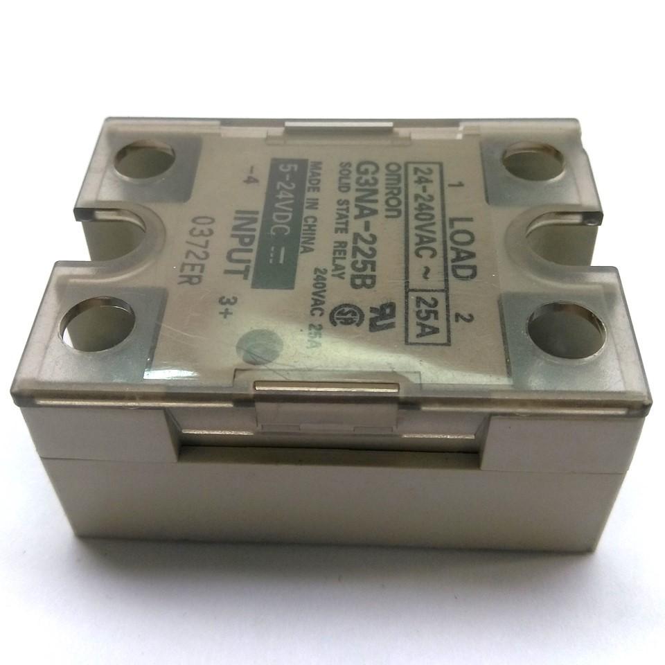 Used Lot of 2 Omron G3NA-205B Solid-State Relay Control: 5-24VDC Output: 24-240VAC 5A