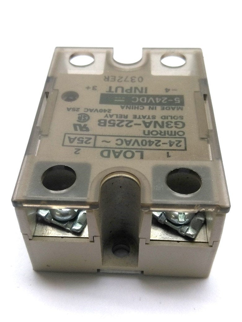 Used Lot of 2 Omron G3NA-205B Solid-State Relay Control: 5-24VDC Output: 24-240VAC 5A