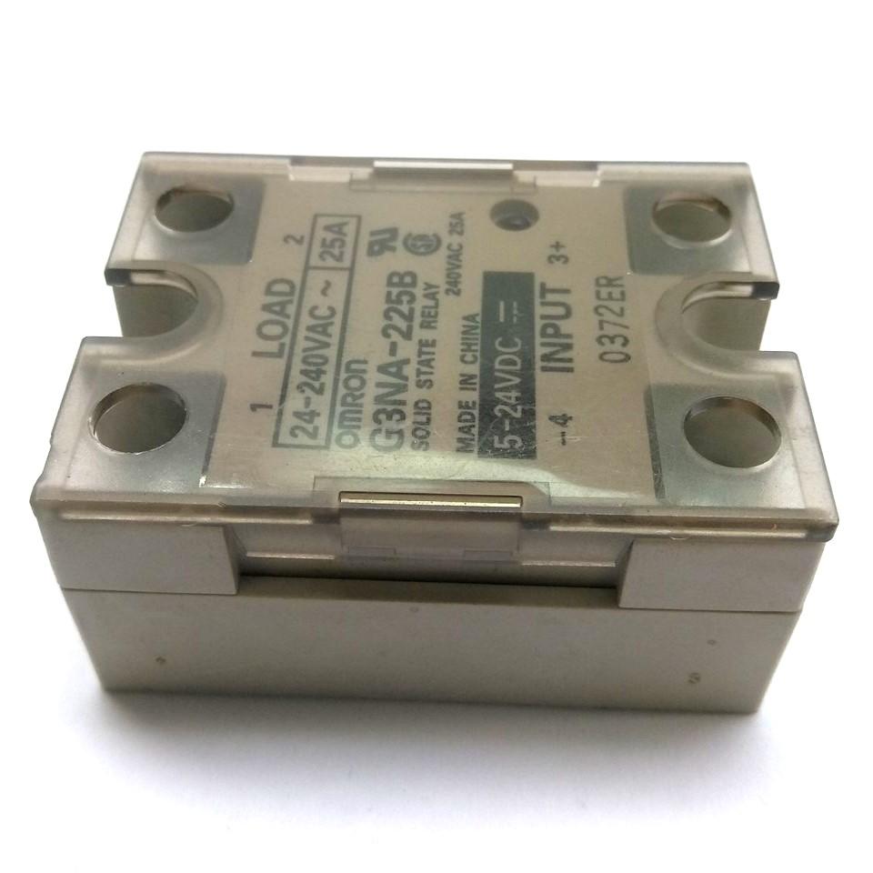 Used Lot of 2 Omron G3NA-205B Solid-State Relay Control: 5-24VDC Output: 24-240VAC 5A
