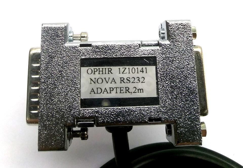 Used Ophir 1Z10141 Laser Power Meter Adapter/Cable, RS232, DB15 M/F, DB9, 2m Long