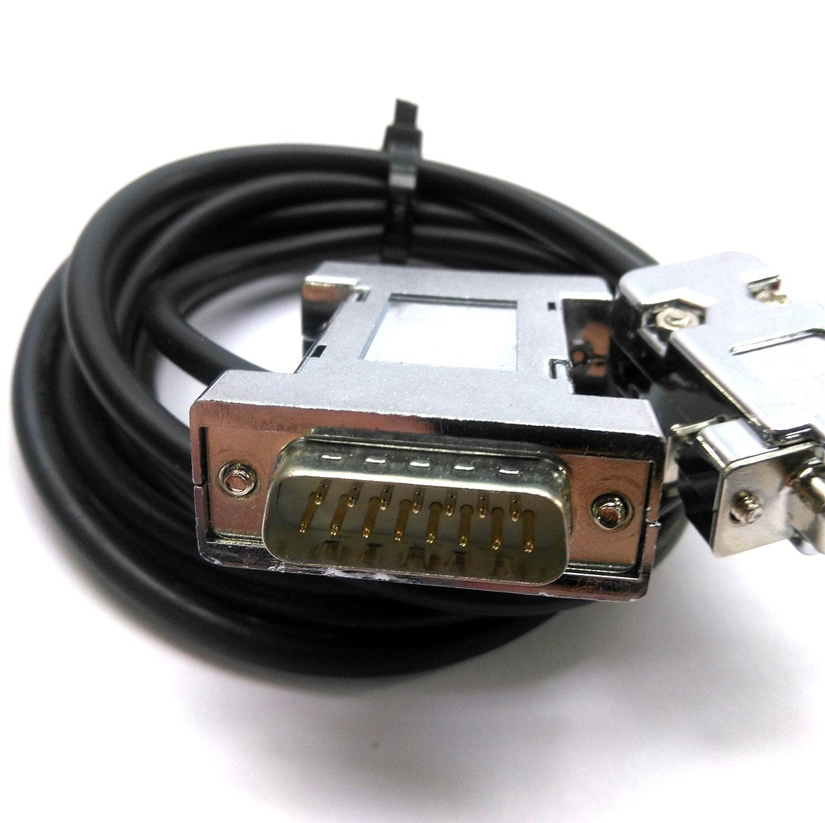 Used Ophir 1Z10141 Laser Power Meter Adapter/Cable, RS232, DB15 M/F, DB9, 2m Long