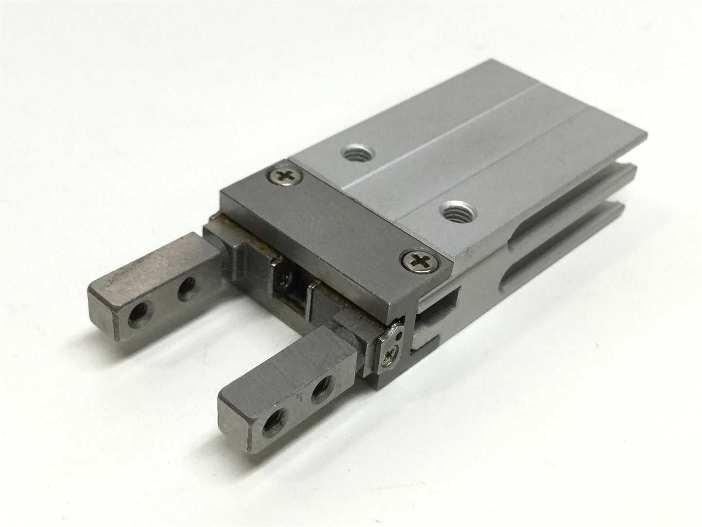 Used SMC MHZ2-6S Compact Parallel Air Gripper, 6mm Bore, 4mm Stroke, 0.3-0.7MPa