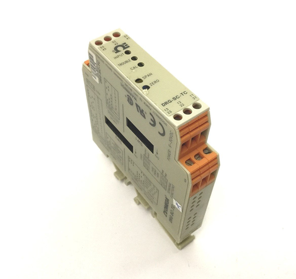 Used Omega DRG-SC-TC Signal Conditioner, Thermocouple In, Out: 0-5/10V 0-1mA 4/0-20mA