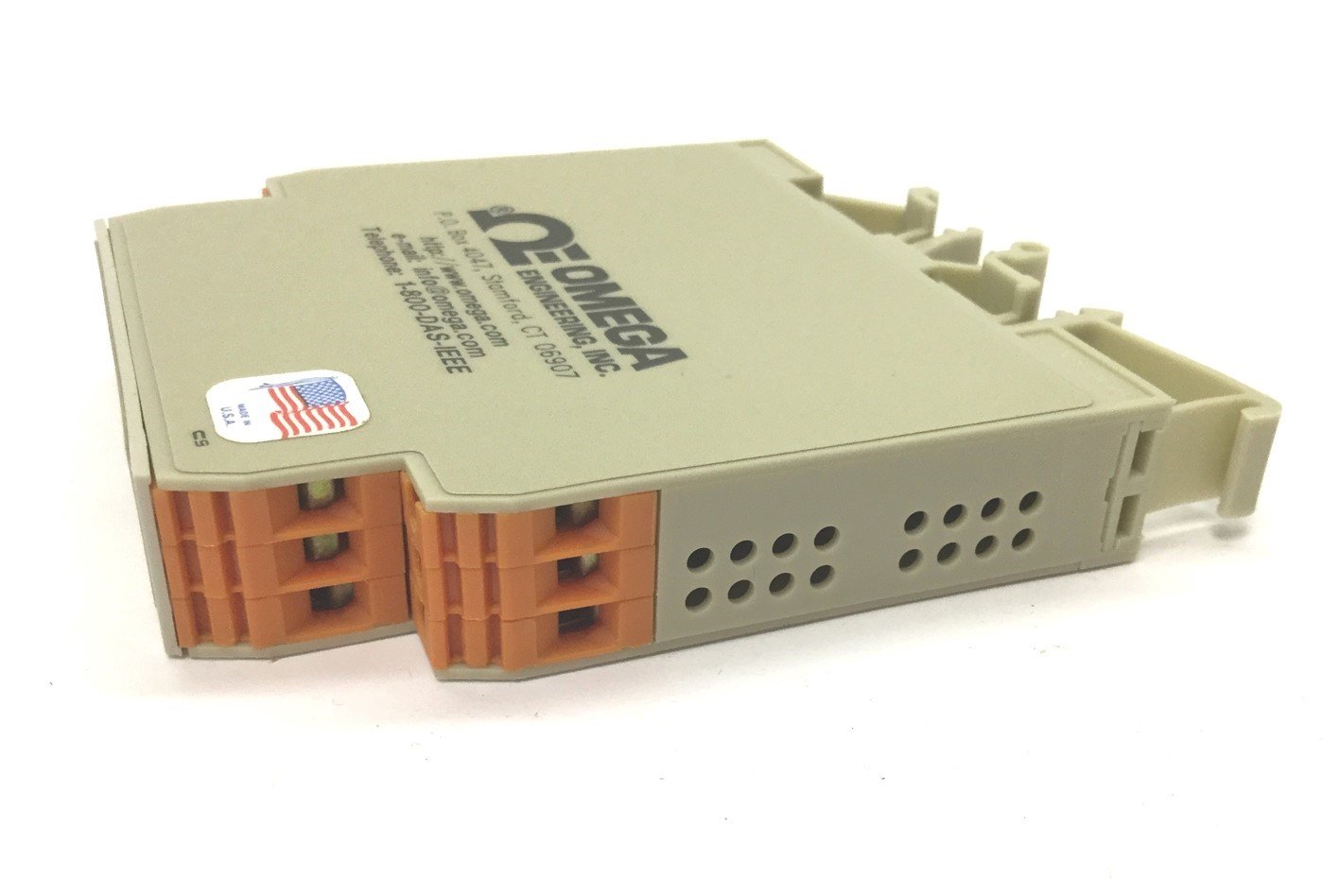Used Omega DRG-SC-TC Signal Conditioner, Thermocouple In, Out: 0-5/10V 0-1mA 4/0-20mA